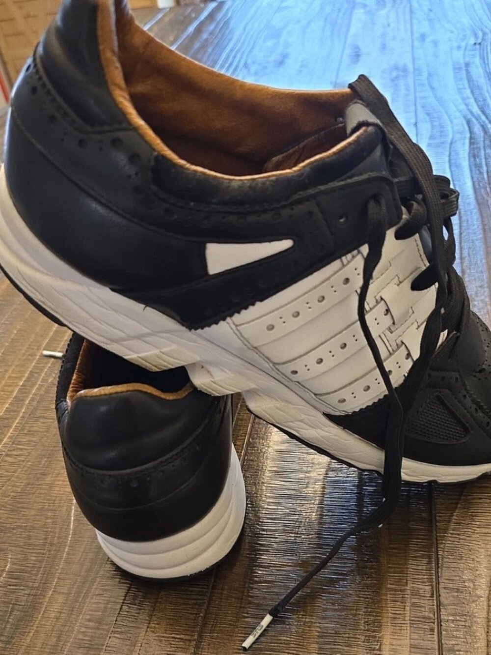 adidas Sneakersnstuff x EQT Running Guidance '93 Tee Time Black White Size 12 - Picture 6 of 12